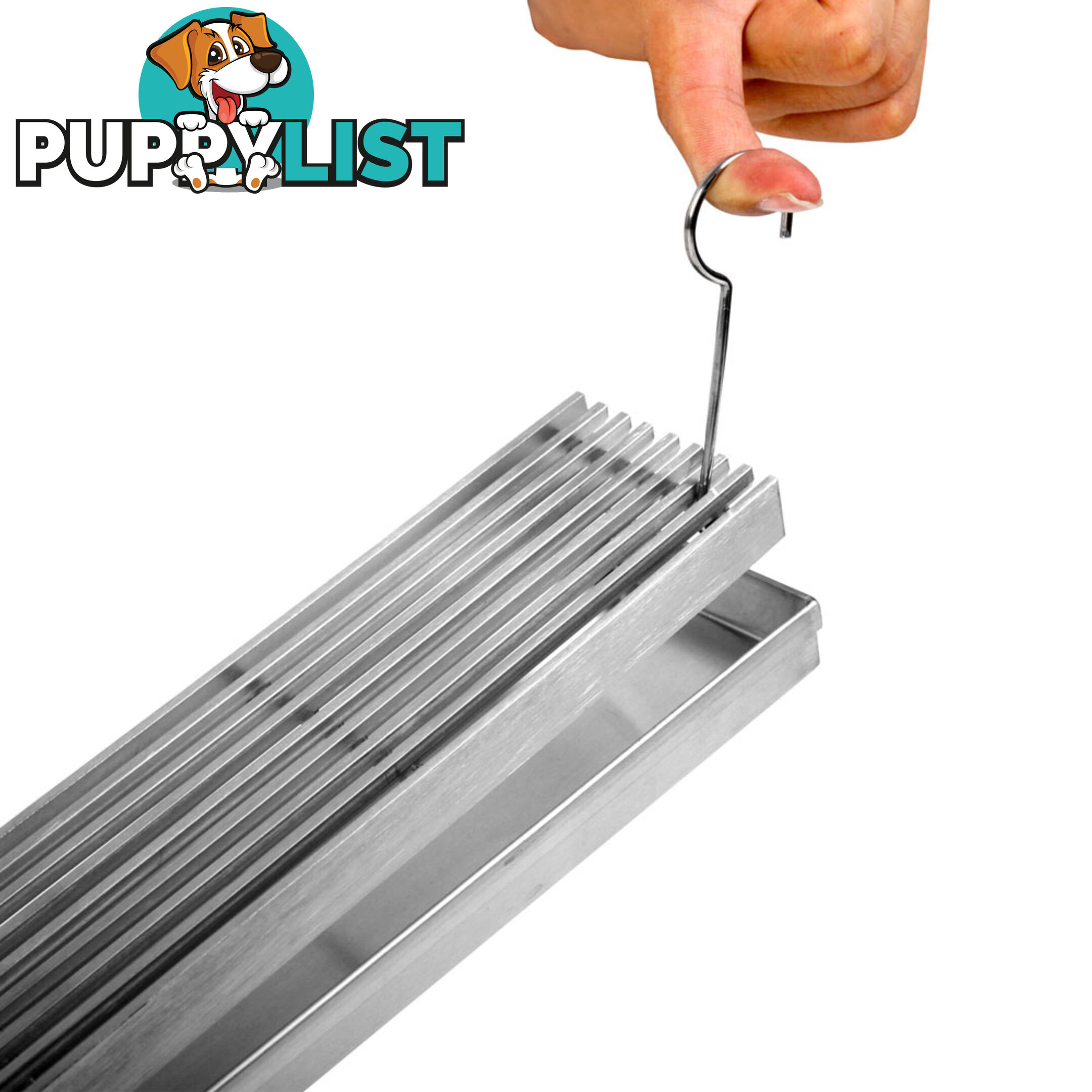 Heelguard Stainless Steel Shower Grate Drain Floor Bathroom 800mm