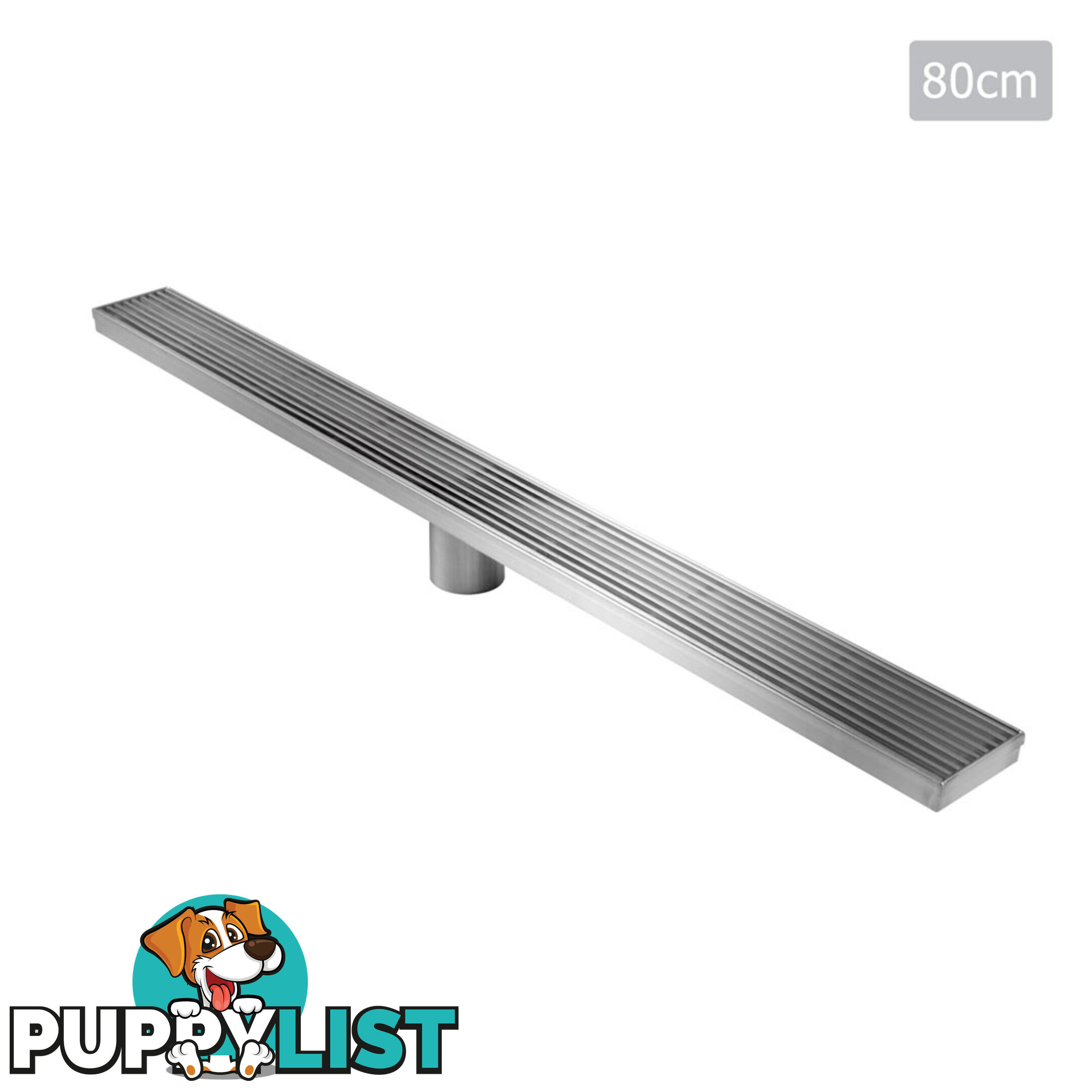 Heelguard Stainless Steel Shower Grate Drain Floor Bathroom 800mm