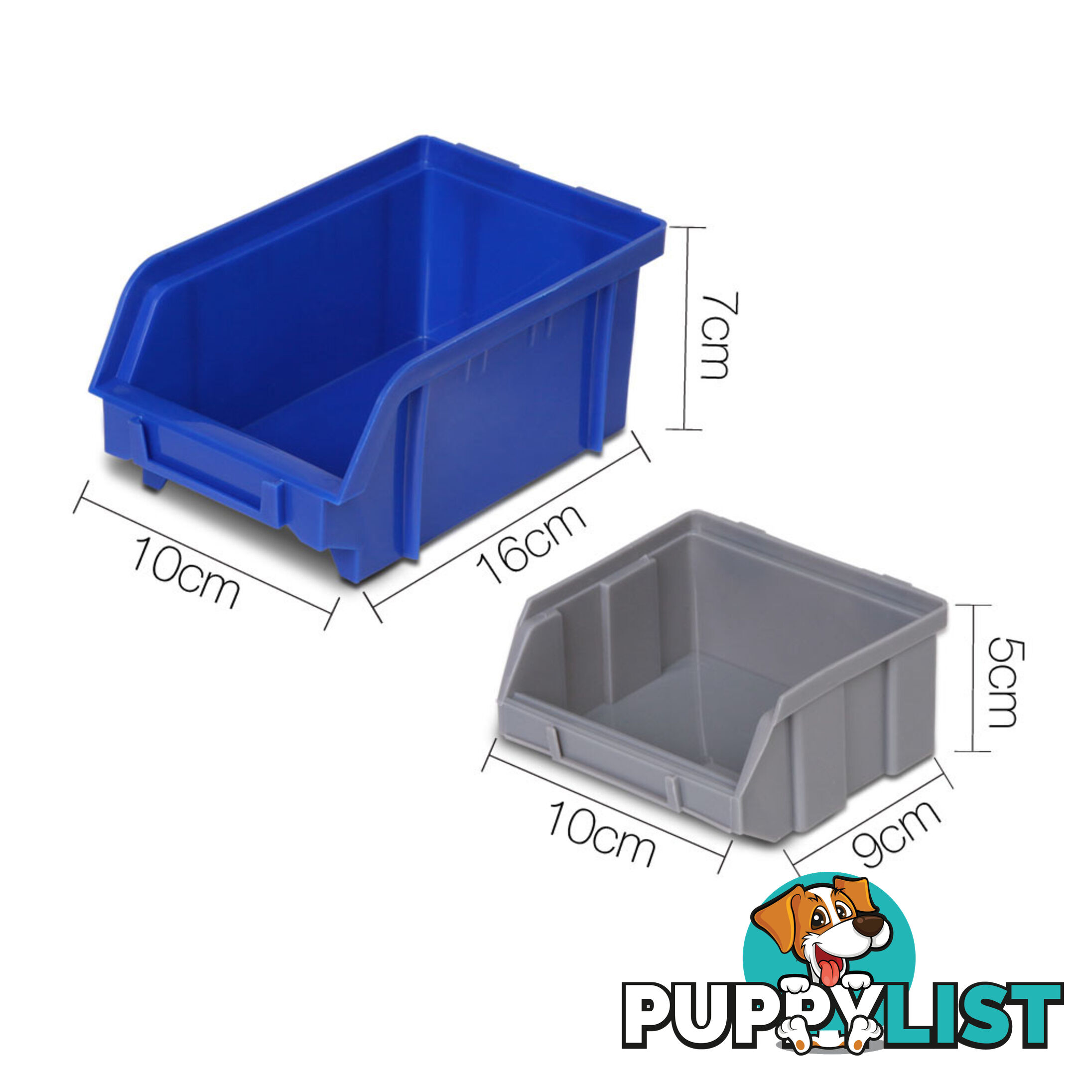 30 Bin Wall Mounted Storage Rack