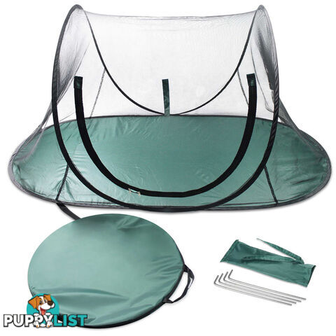 Pet Dog Puppy Cat Exercise Playpen Tent Black