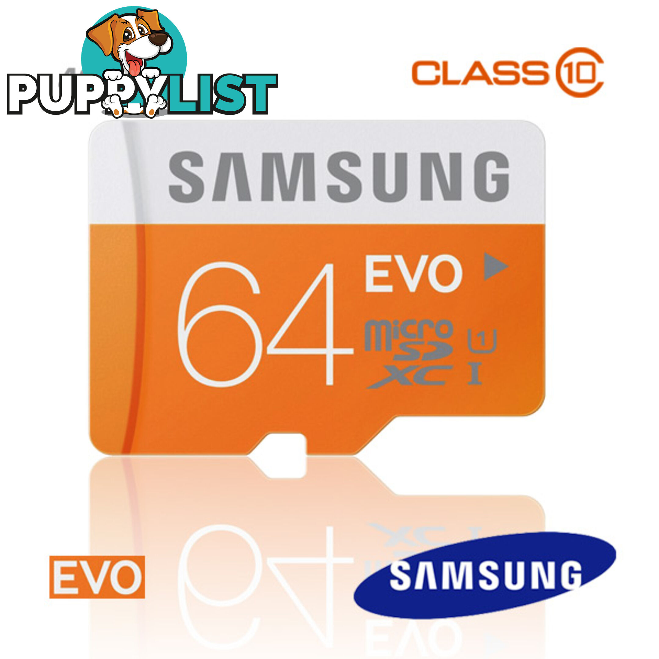 SAMSUNG 64GB MicroSDXC EVO CLASS10 UHS Upto 48MB/s (MB-MP64D)