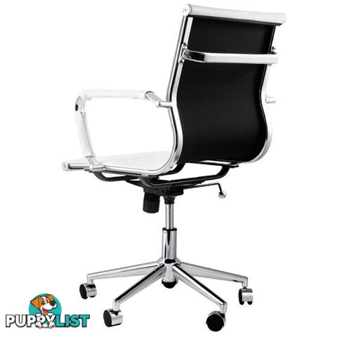 Eames Replica PU Leather Executive Designer Office Chair White