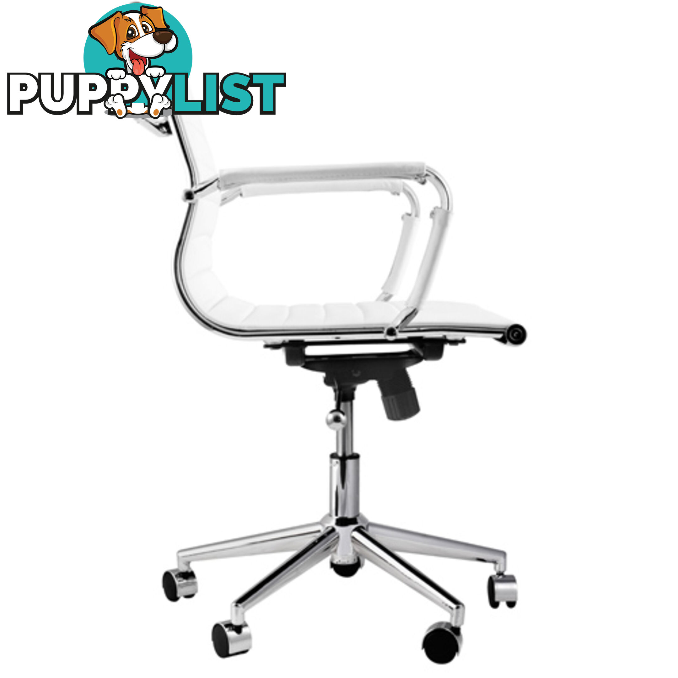 Eames Replica PU Leather Executive Designer Office Chair White