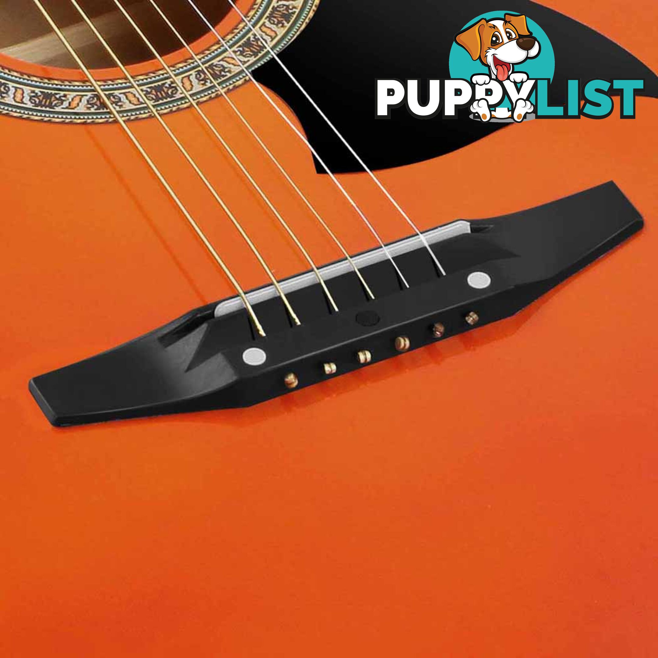 Acoustic Cutaway Steel-Stringed Guitar 38"