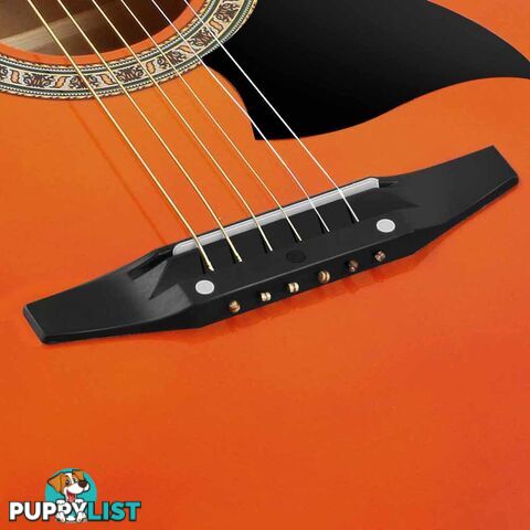 Acoustic Cutaway Steel-Stringed Guitar 38"