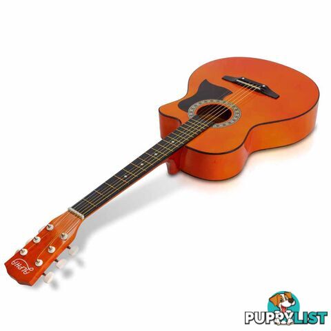 Acoustic Cutaway Steel-Stringed Guitar 38"