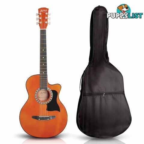 Acoustic Cutaway Steel-Stringed Guitar 38"