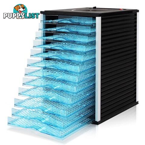 Commercial Food Dehydrator Dryer Preserver - 12 Trays