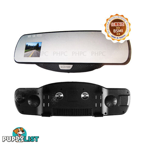 Ritek Full HD 1080 CRMT 01 Rearview Mirror + Driving Recorder