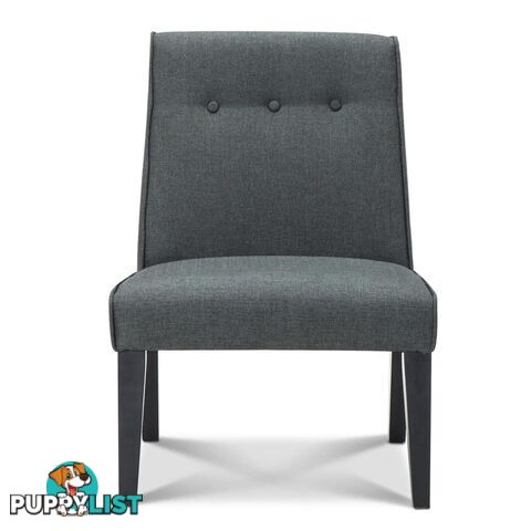 Fabric Dining Lounge Chair - Grey