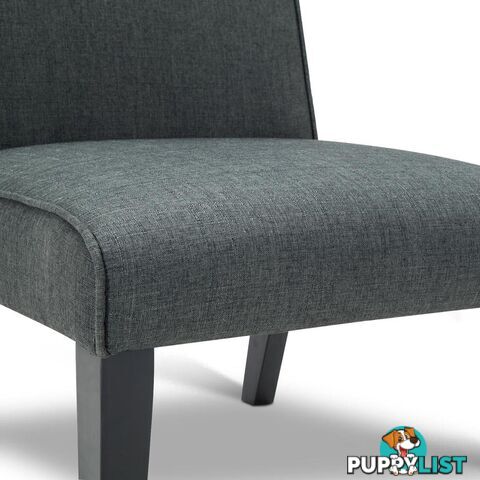 Fabric Dining Lounge Chair - Grey