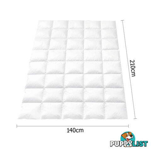 Goose Feather Down Quilt  - Single