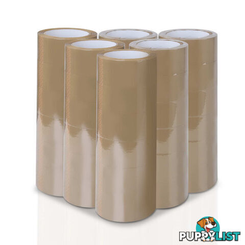 108 Rolls Packing Tape - 48mm x 75m - Brown