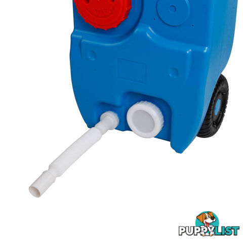 40L Portable Wheel Water Tank Blue