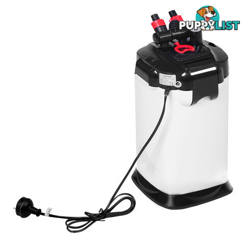 Aquarium Fish Tank External Canister Filter 1200LPH White