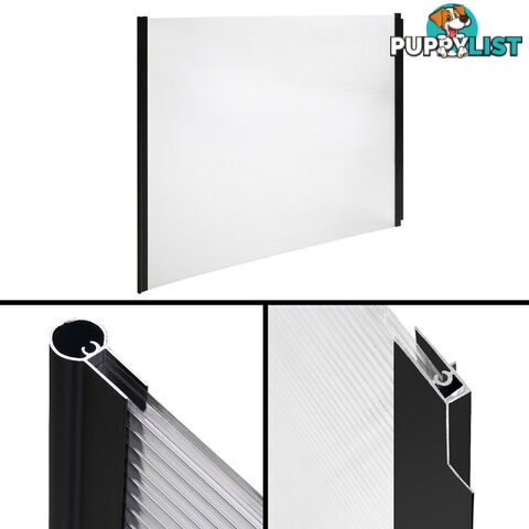 DIY Window Door Awning Cover Transparent 100 x 300cm