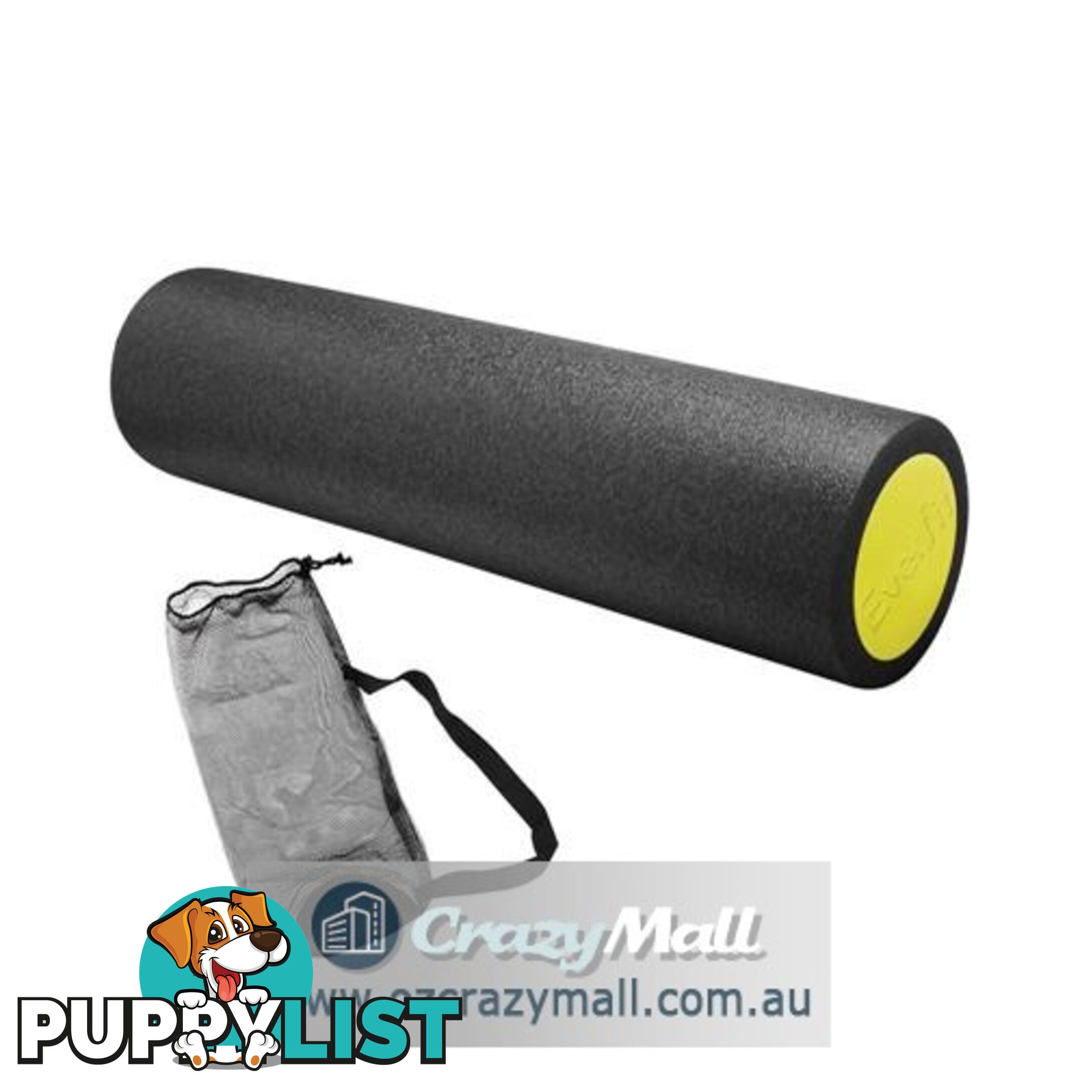 Foam Roller 45 x 15cm Black