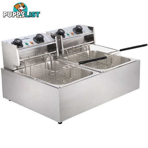 5 Star Chef Deep Fryer w/ Twin Basket