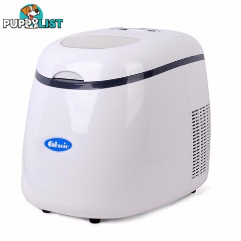 Portable Ice Cube Maker Machine White