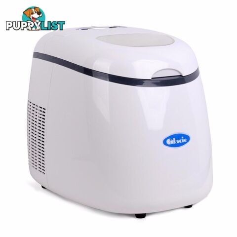 Portable Ice Cube Maker Machine White