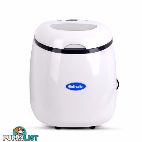 Portable Ice Cube Maker Machine White