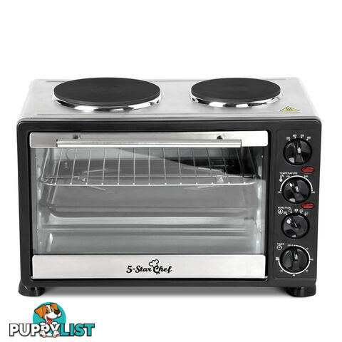 34L Benchtop Convection Oven with Twin Hot Plate