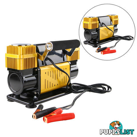 Portable Air Compressor Extra Heavy Duty Car Bike 12V 250L/Min