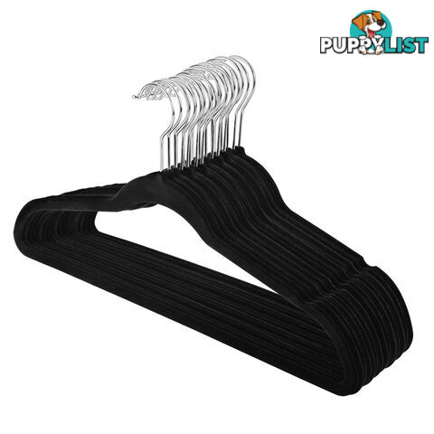 Set of 200 Velvet Coat Hangers