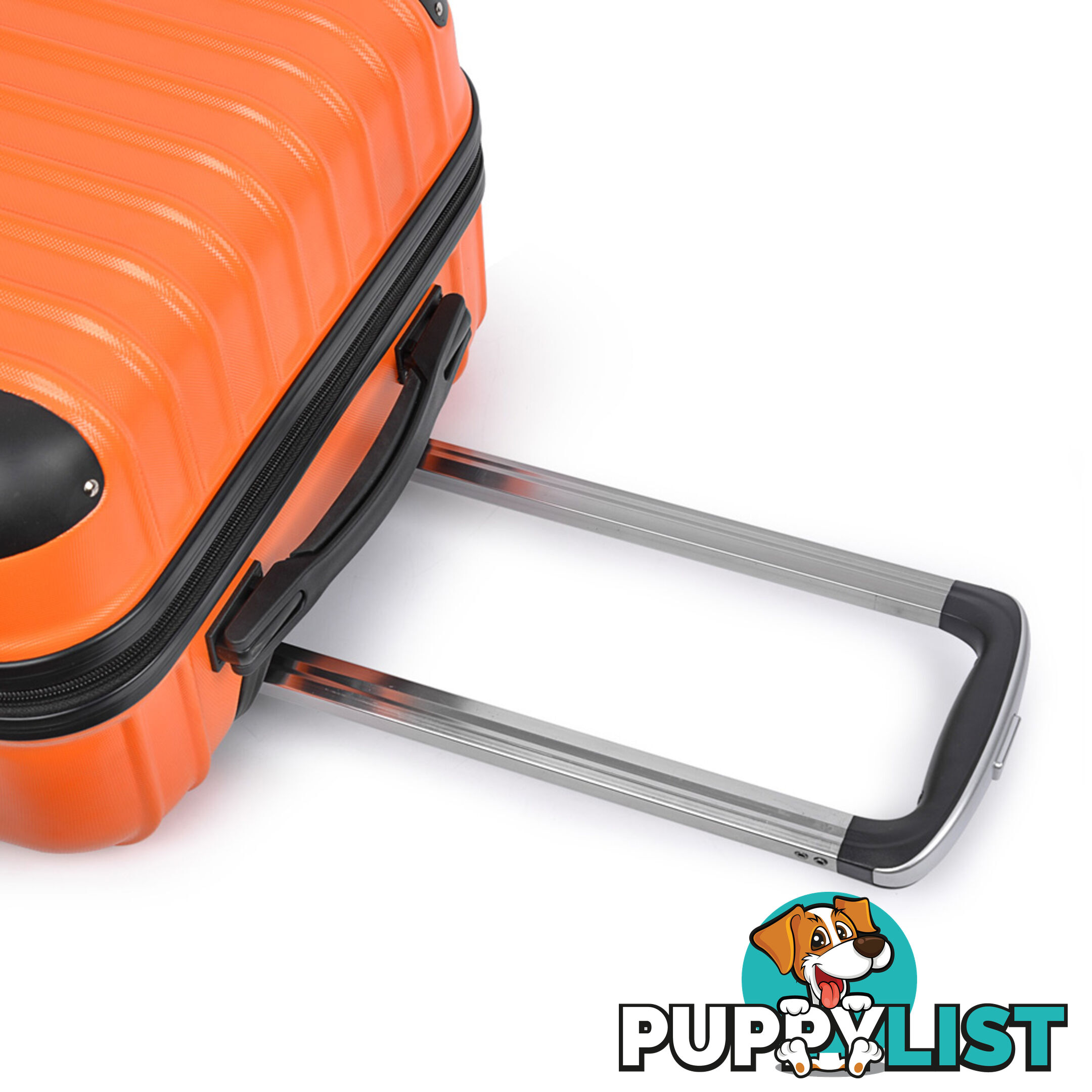 Set of 3 Hard Shell Travel Luggage with TSA Lock - Orange