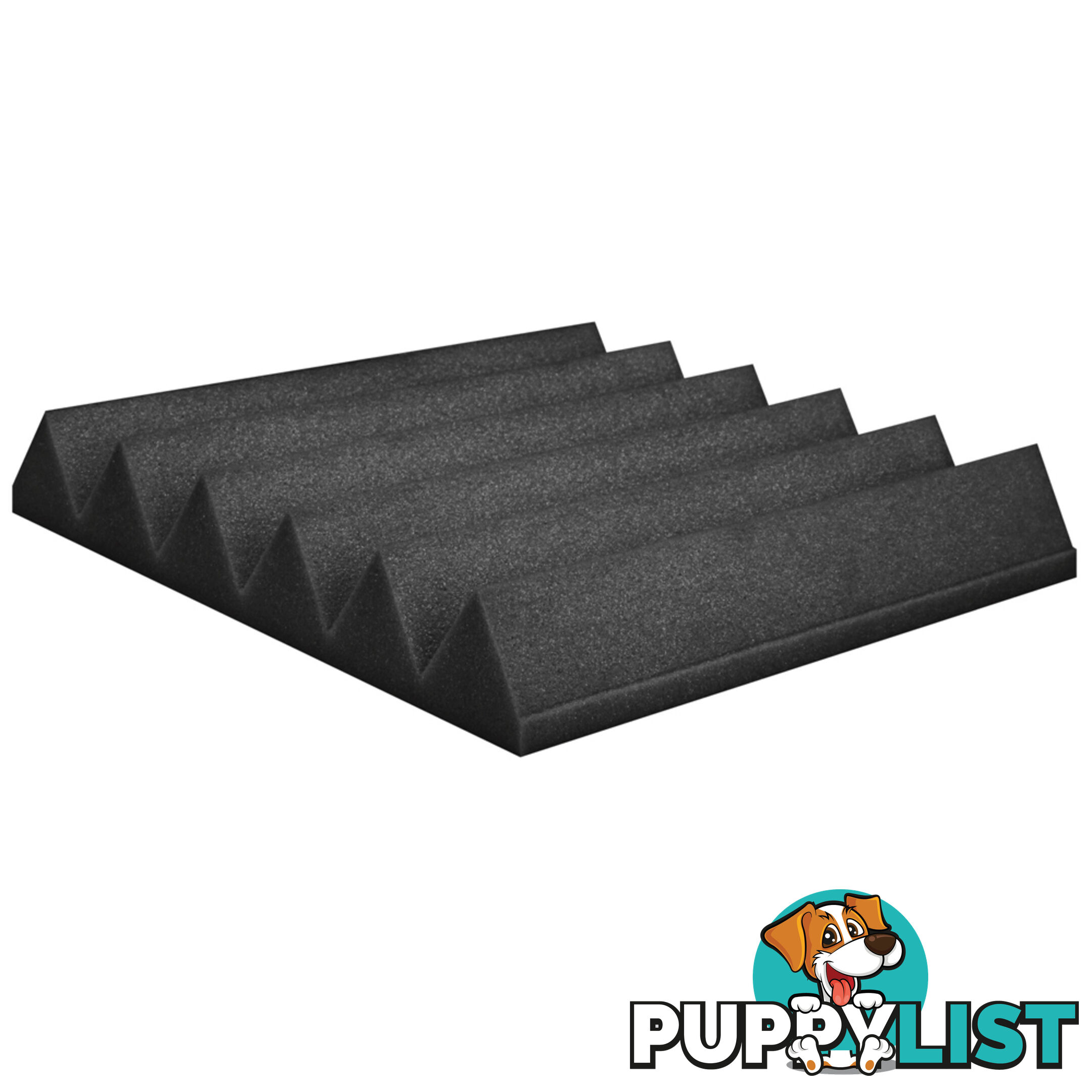 Set of 20 Studio Wedge Acoustic Foam Charcoal 30 x 30cm