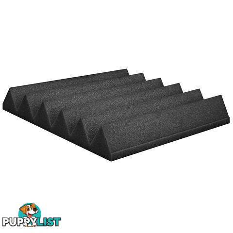 Set of 20 Studio Wedge Acoustic Foam Charcoal 30 x 30cm