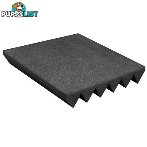 Set of 20 Studio Wedge Acoustic Foam Charcoal 30 x 30cm