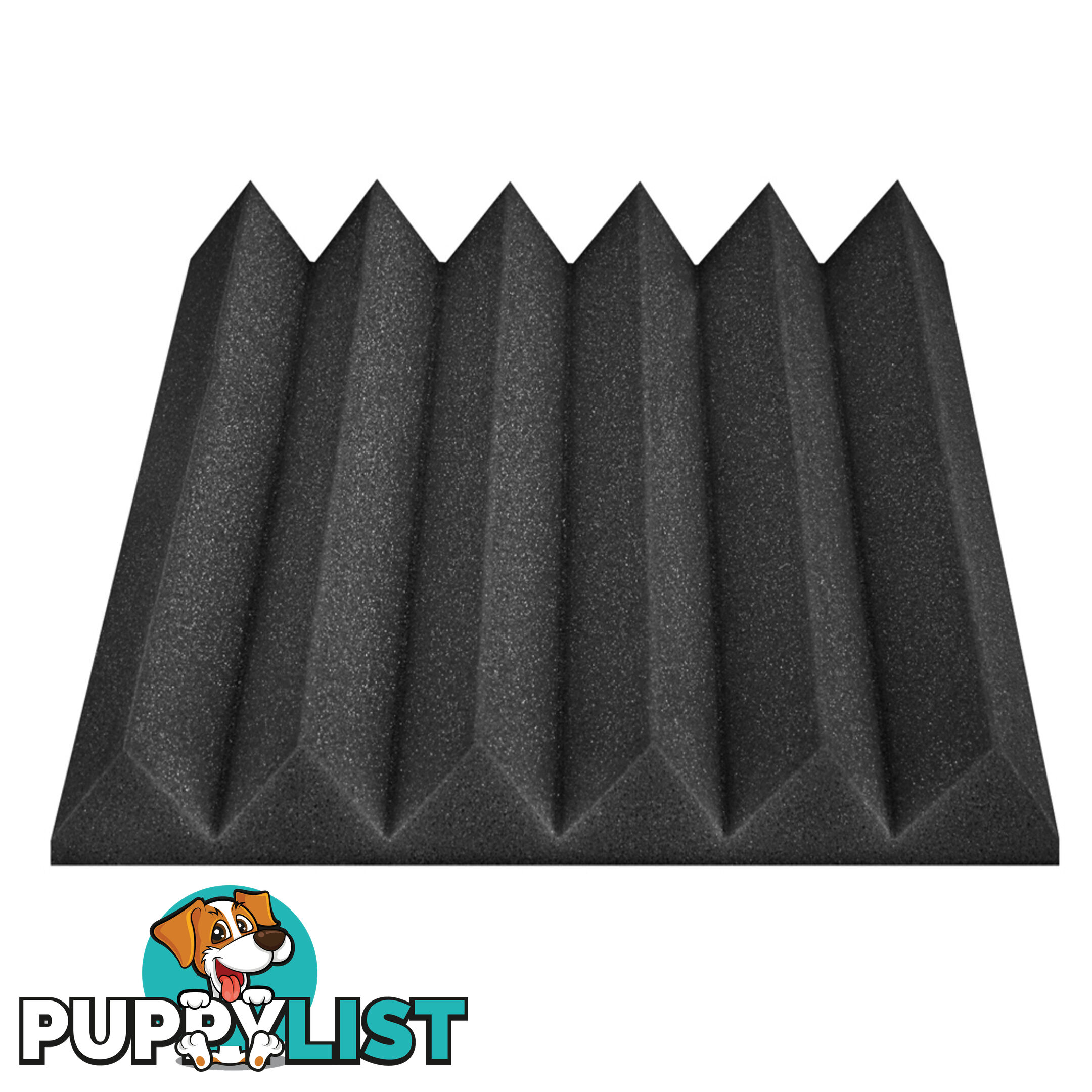 Set of 20 Studio Wedge Acoustic Foam Charcoal 30 x 30cm