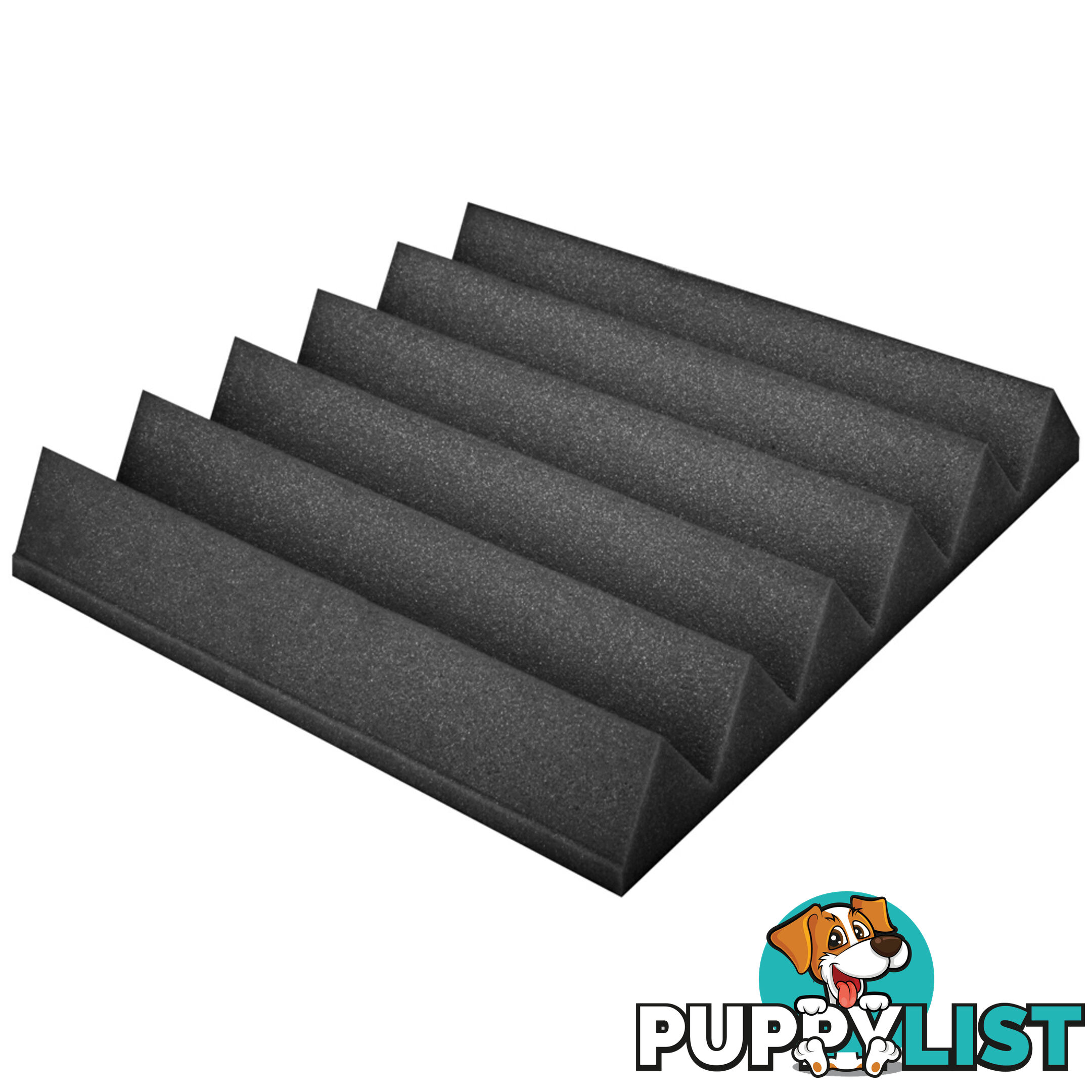 Set of 20 Studio Wedge Acoustic Foam Charcoal 30 x 30cm