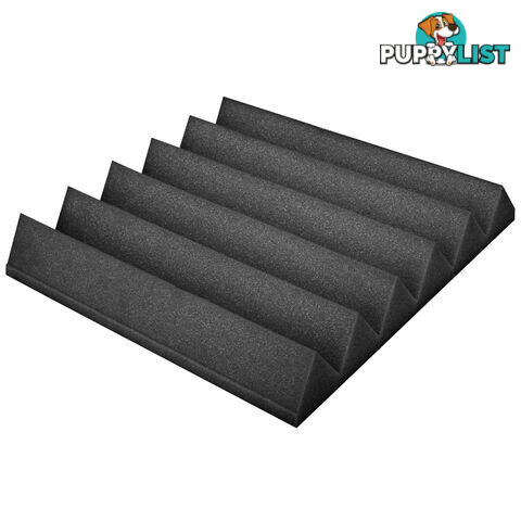 Set of 20 Studio Wedge Acoustic Foam Charcoal 30 x 30cm