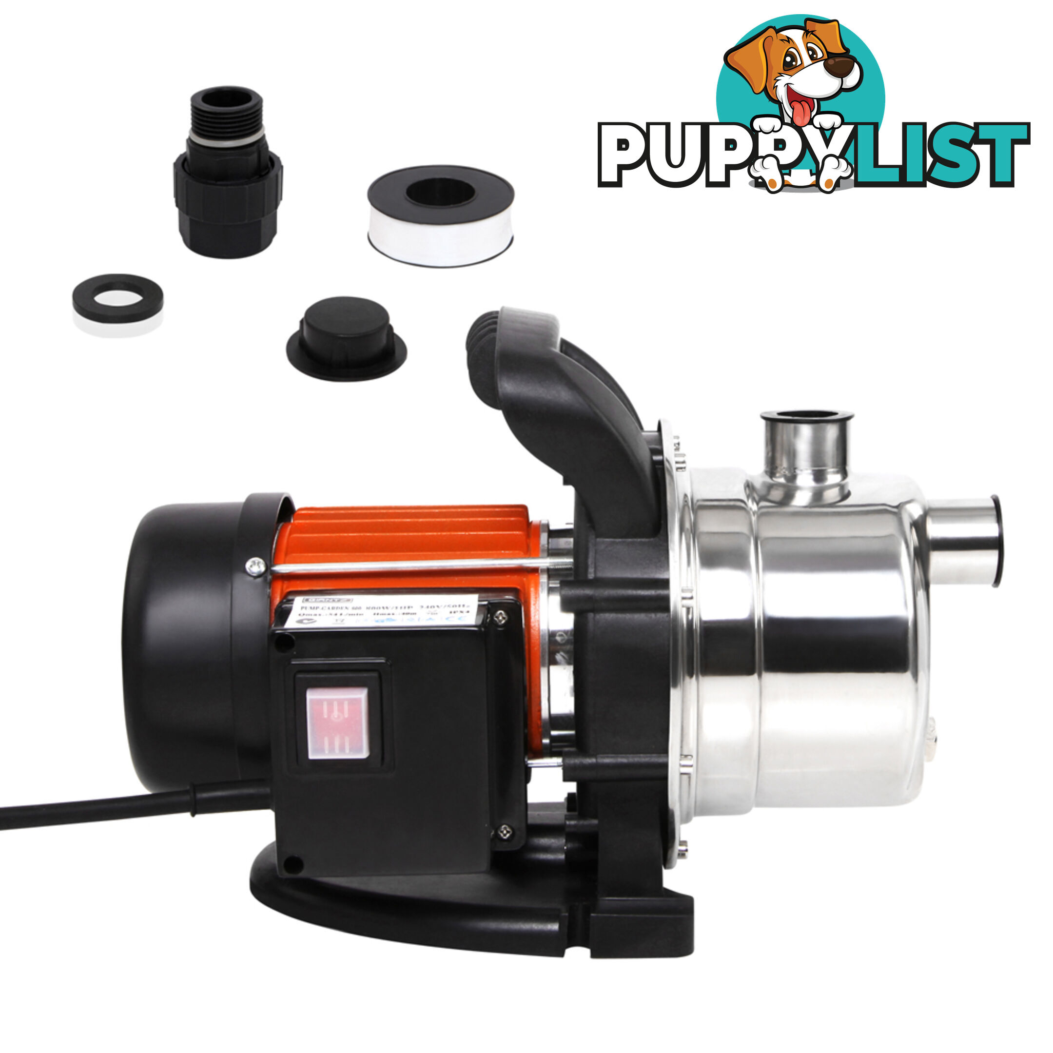 800w Stainless Steel Garden Water Pump 54L/Min