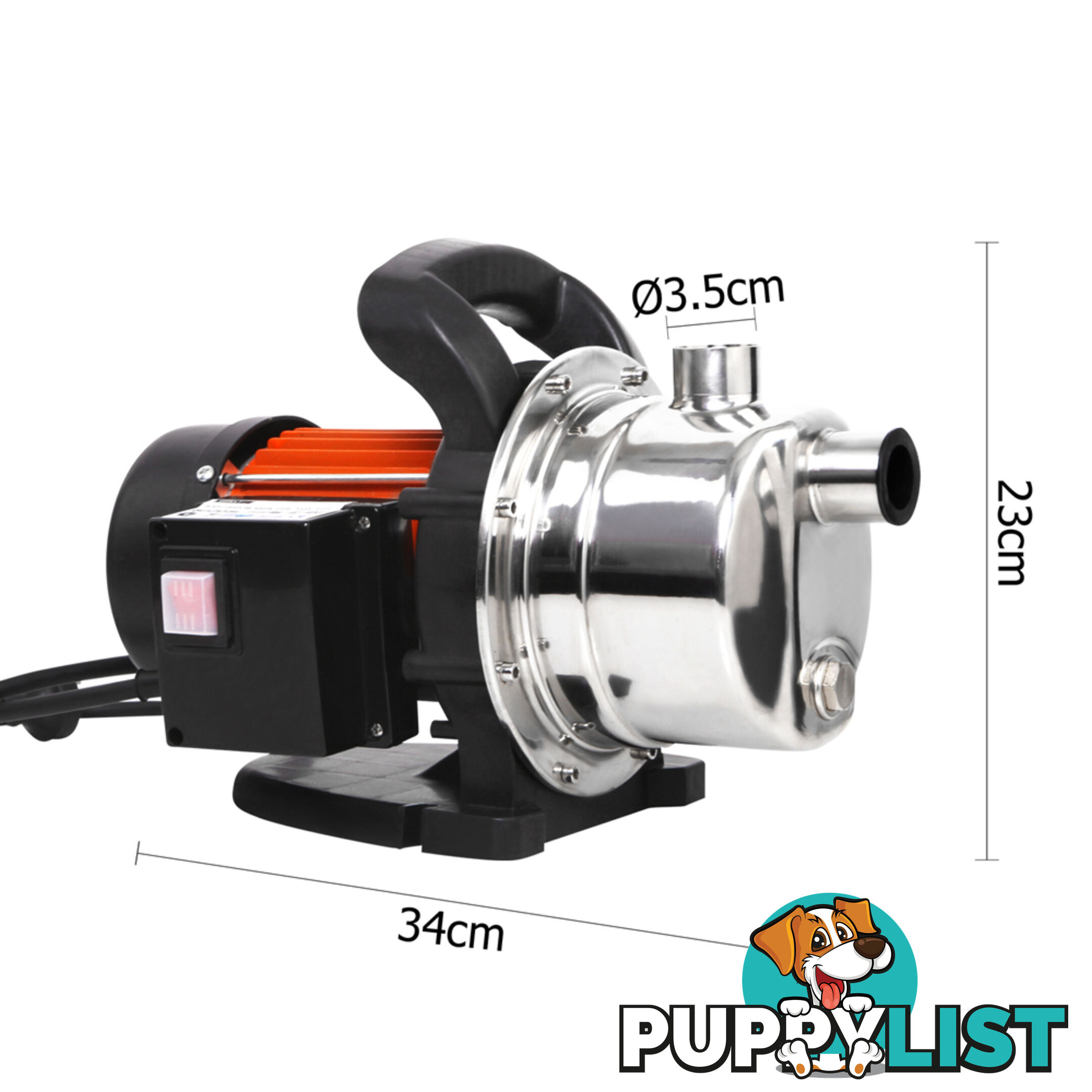 800w Stainless Steel Garden Water Pump 54L/Min