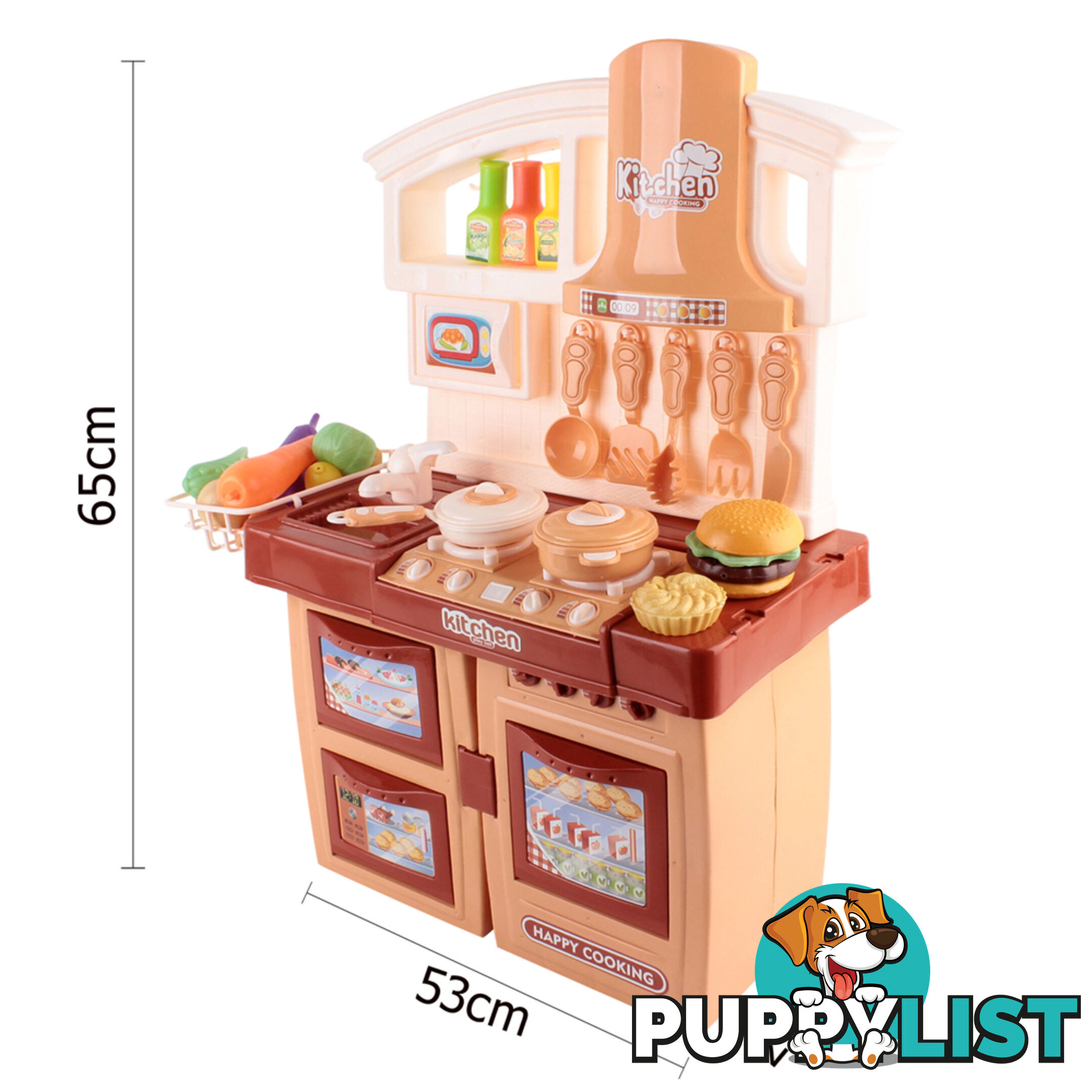 Kitchen Pretend Play Set Orange