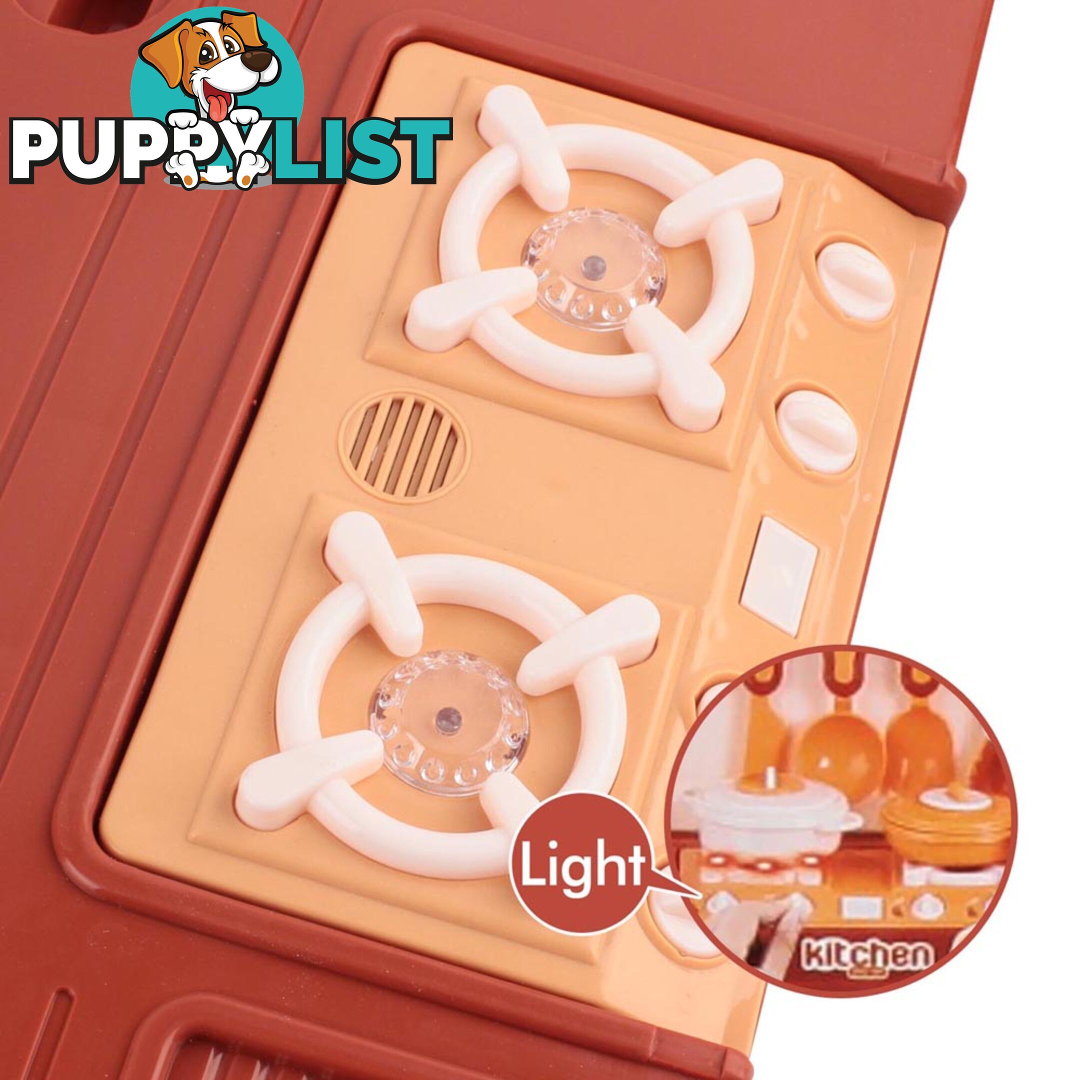 Kitchen Pretend Play Set Orange