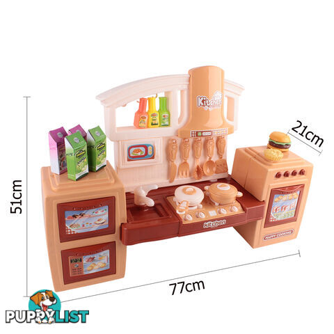 Kitchen Pretend Play Set Orange