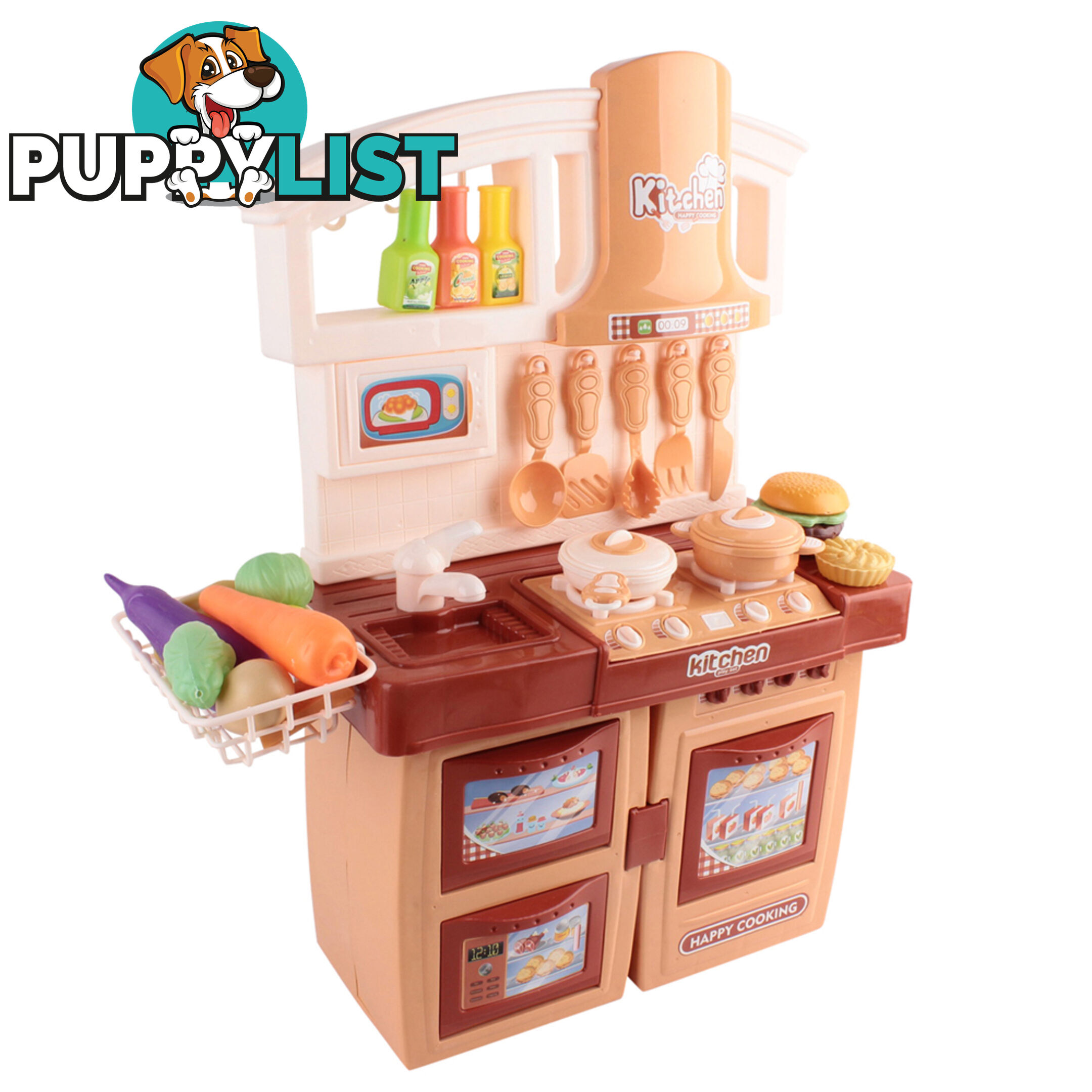 Kitchen Pretend Play Set Orange