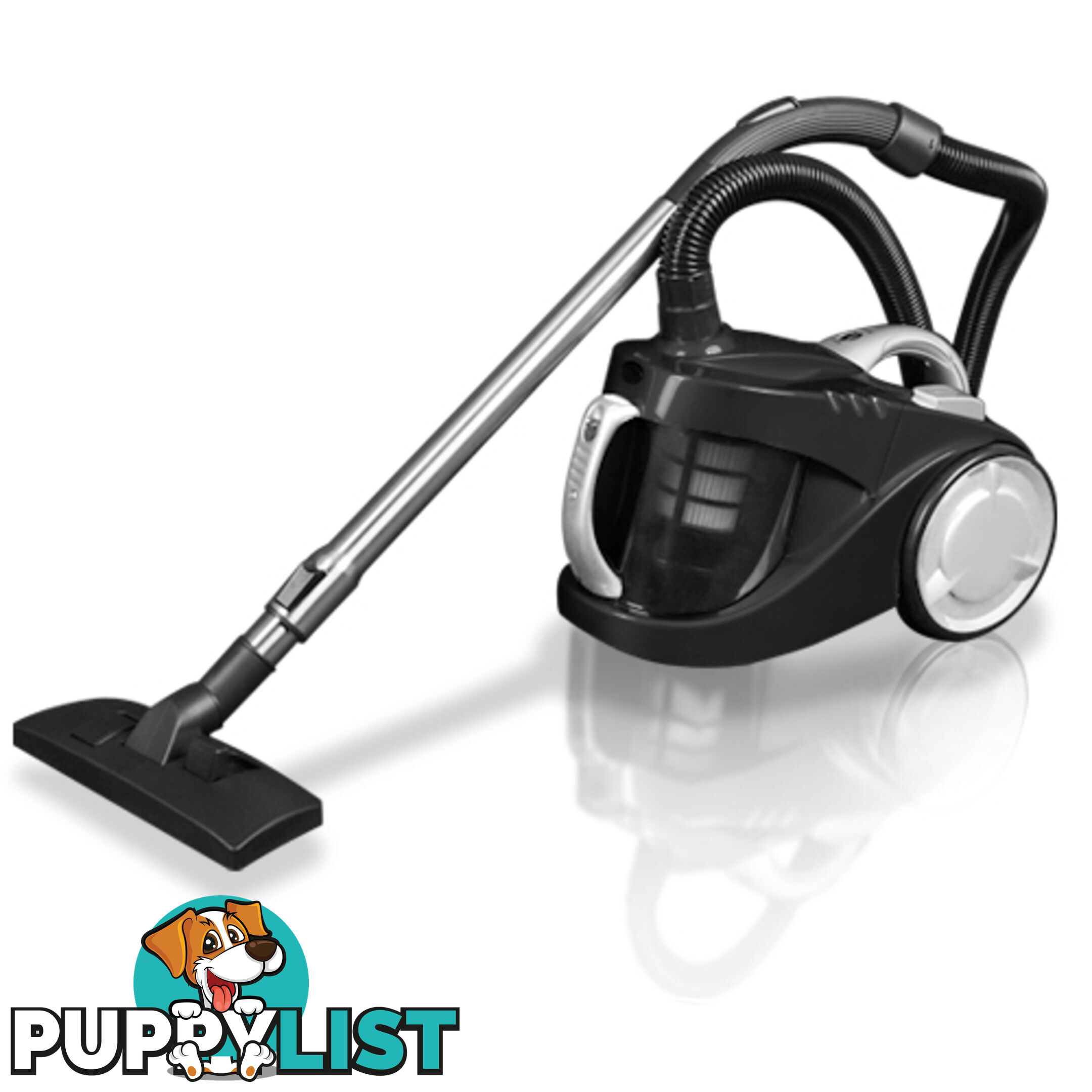 Bagless Cyclone Cyclonic Vacuum Cleaner HEPA Black