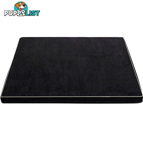 Pet Dog Anti Skid Sleep Memory Foam Mattress Bed Small Black