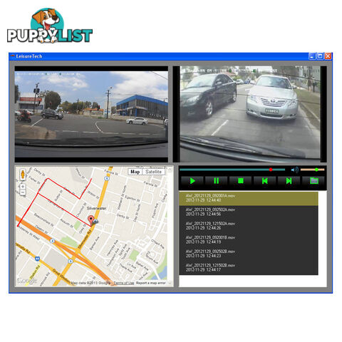 Dual Camera In-Car Digital Video Recorder (DVR)