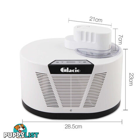 Ice Cream Maker with LCD Display  1L