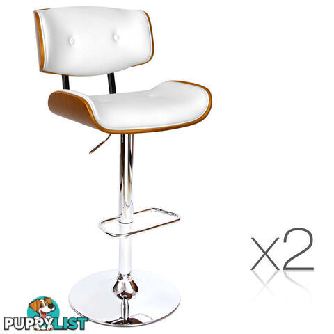 PU Leather Bar Stool with Chrome Base