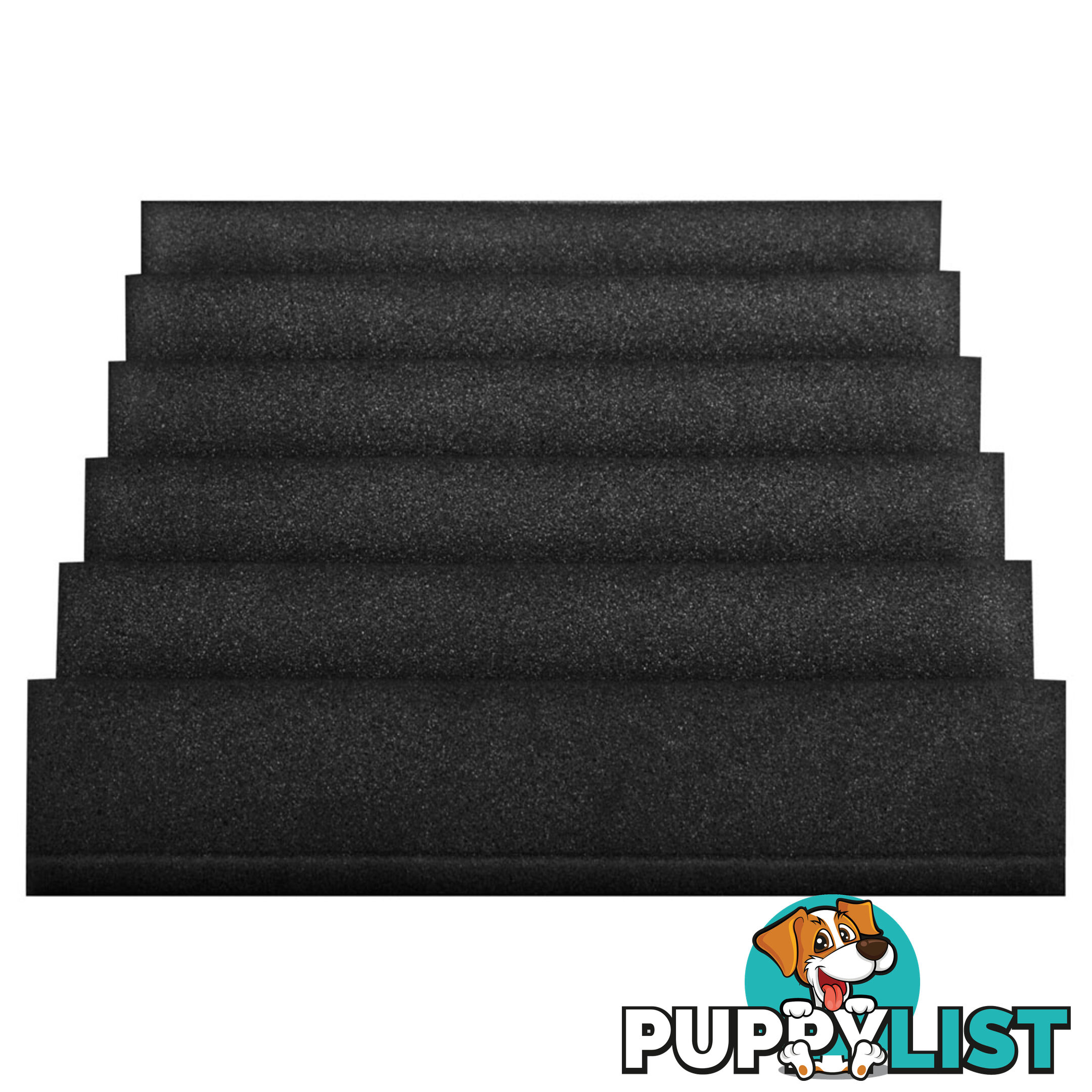 Set of 20 Studio Wedge Acoustic Foam Black 30 x 30cm