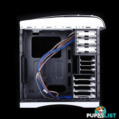 Huntkey MVP Pro  Gaming computer chassis - Blue (No PSU Included)