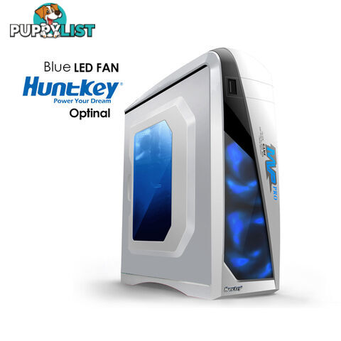 Huntkey MVP Pro  Gaming computer chassis - Blue (No PSU Included)