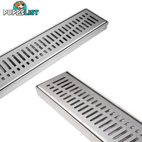 Wave Line Stainless Steel Shower Grate Drain Floor Bathroom 900mm